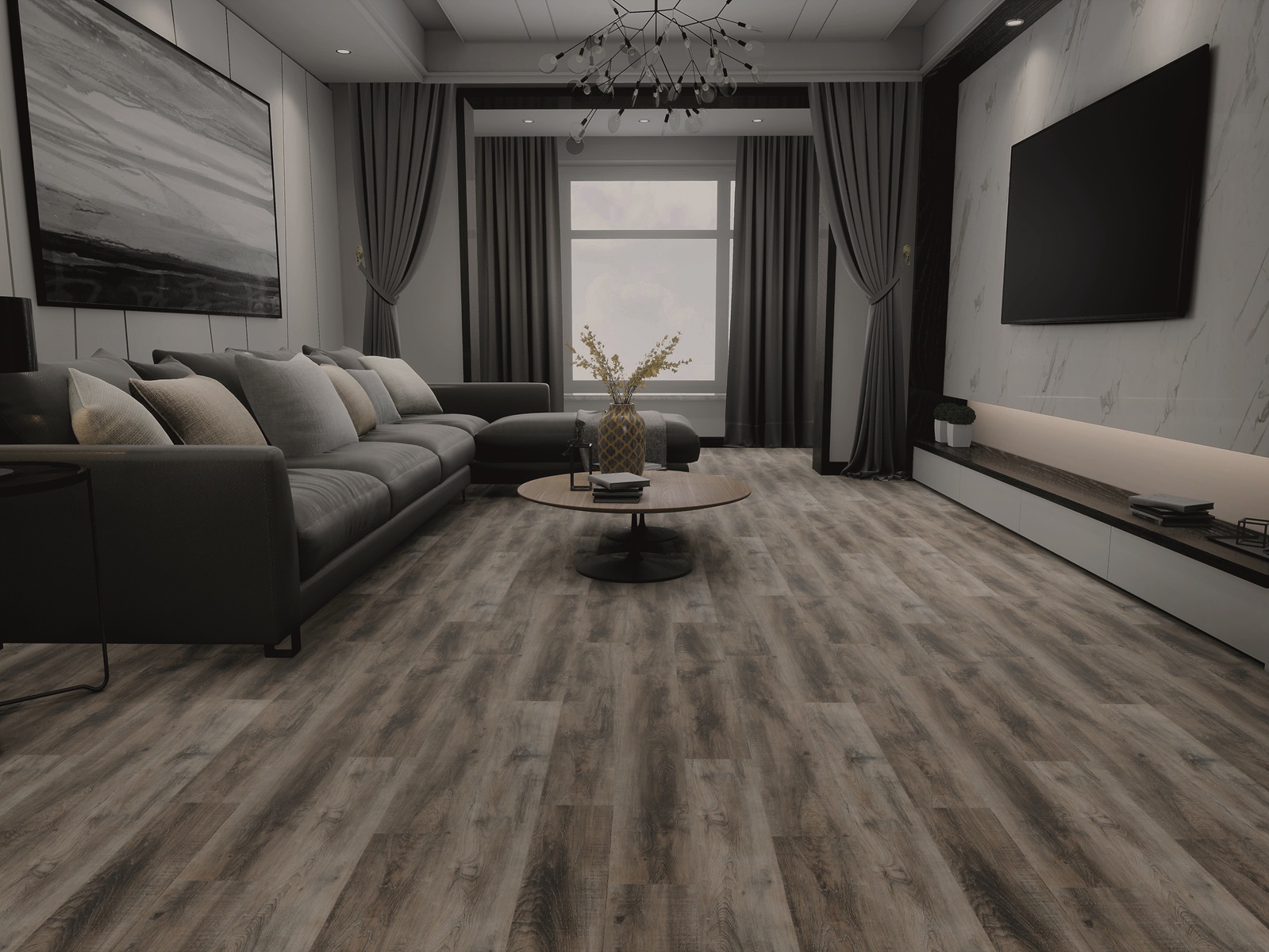 CHECK Vinylboden 2503 Ladeburg Eiche Landhausdiele 4-seitige Fase | Comfort Collection-4250055111732