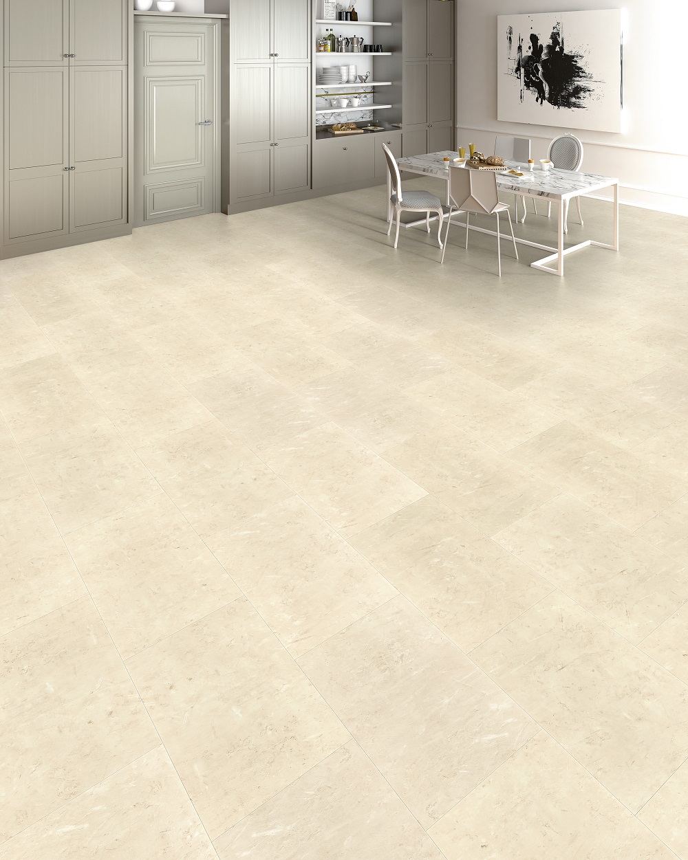 HARO Designboden Piazza 4V Urban white Steinstruktur | DISANO Classic Aqua | 2. Wahl-4018427458768