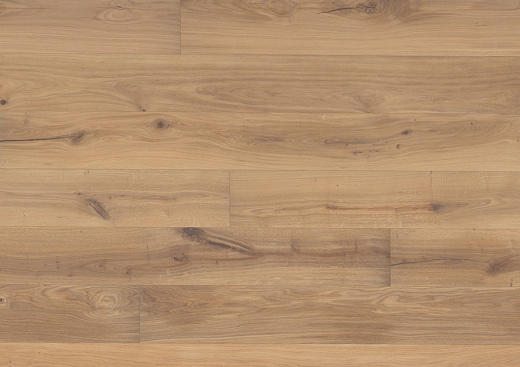 TER HÜRNE Parkett Eiche lichtbeige Landhausdiele lackiert | Bright Collection | 32 m²-4012853108587