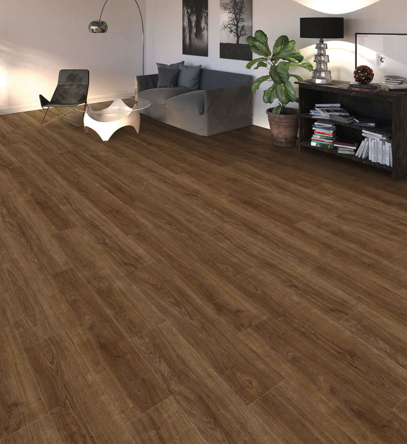 HARO Laminat Eiche Eleganza geräuchert authentic Landhausdiele 4V | Tritty 100 | 2. Wahl | 32,5 m²-4018427482633