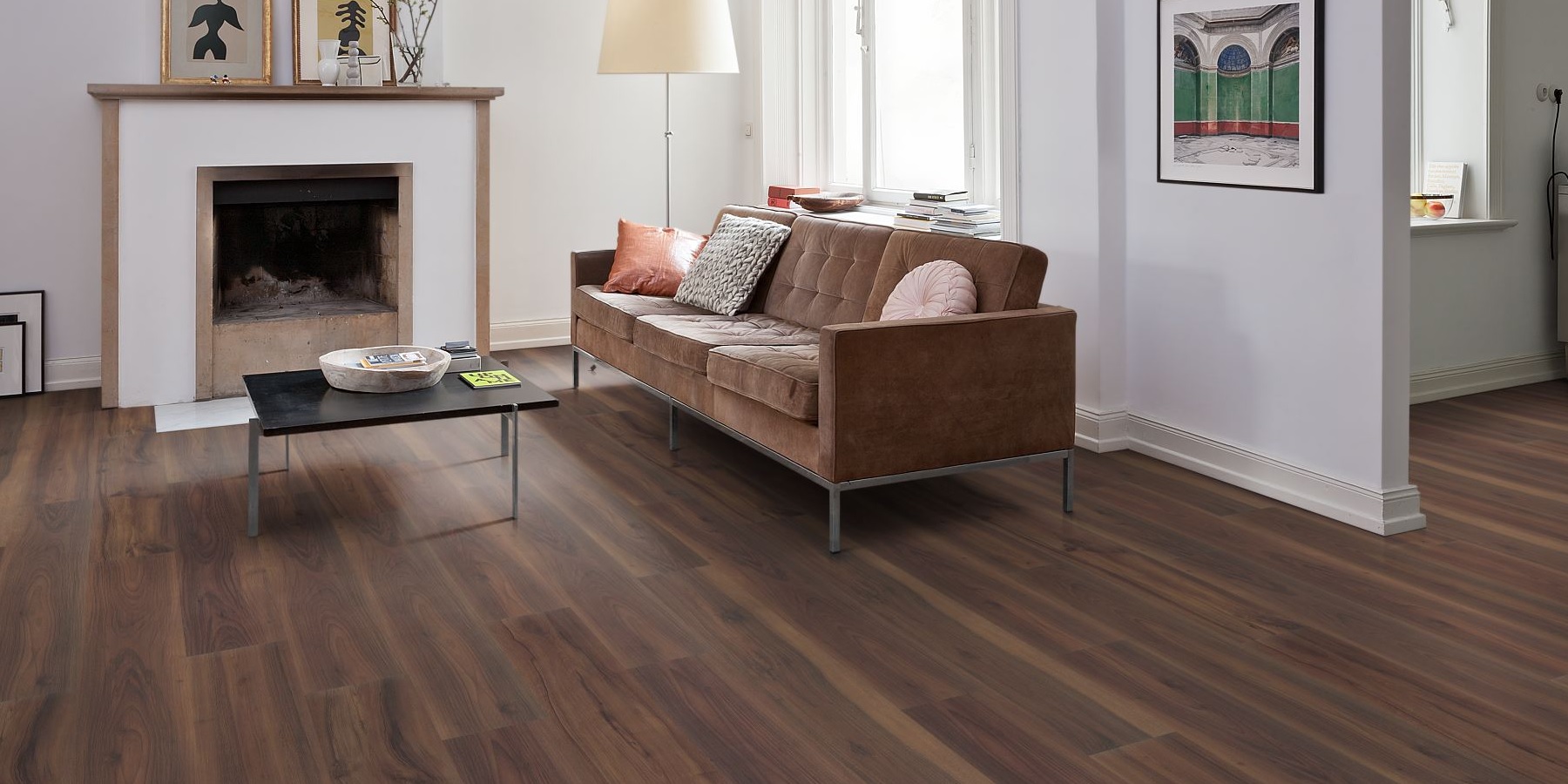 HARO Laminat Nussbaum Collina Landhausdiele 4V | Living-4018427386696