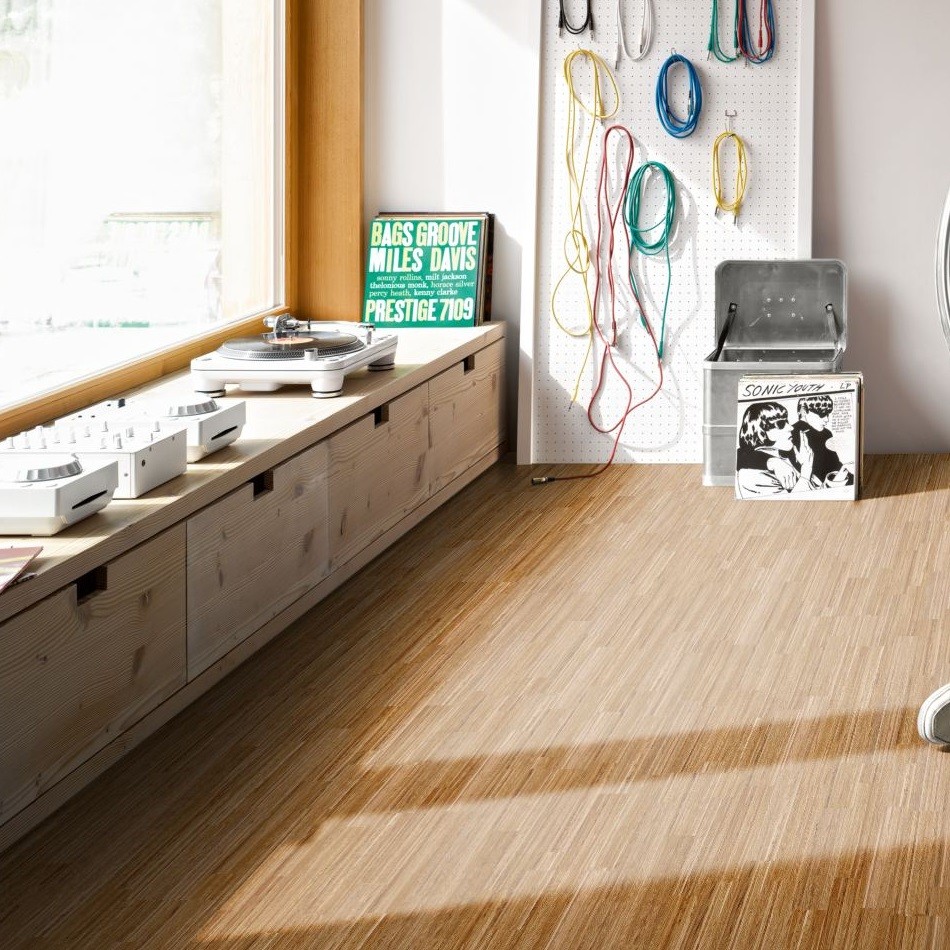 Parkett Eiche Fineline Schiffsboden 3-Stab lackversiegelt: 30,0 m²-4014809133278