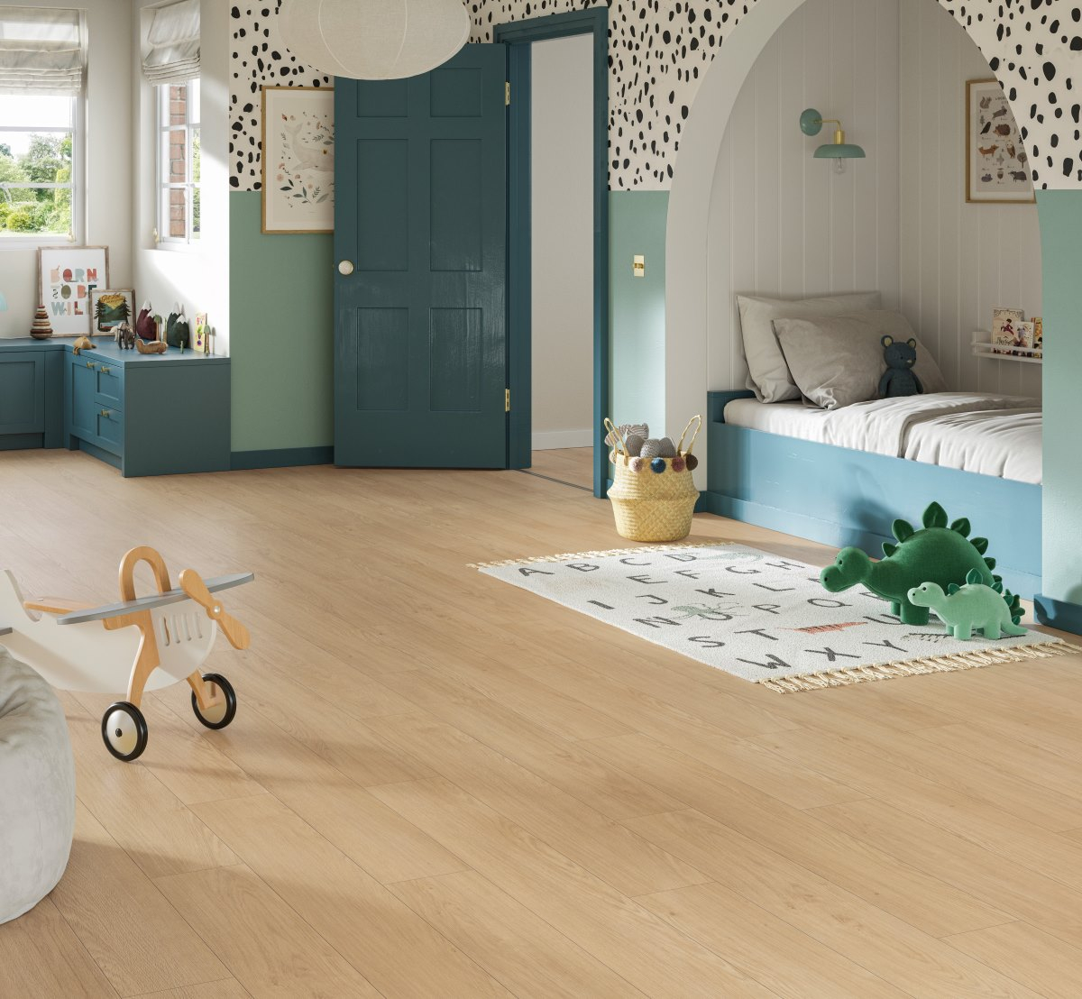 PARADOR Vinylboden Eiche Select beige Landhausdiele Holzstruktur | Click In-4014809277361