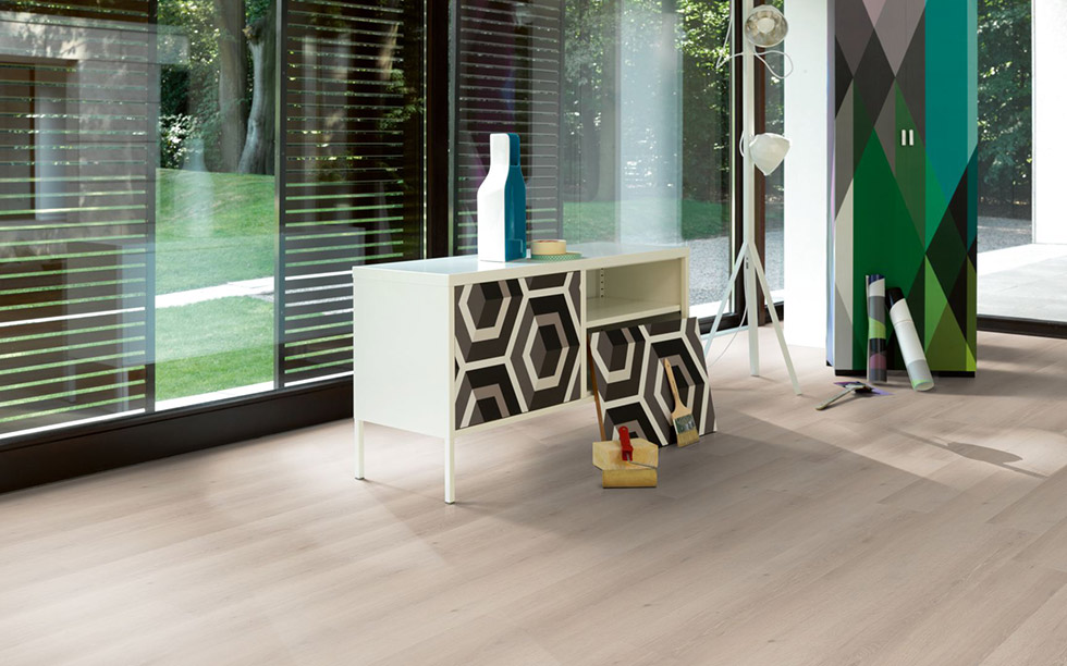 PARADOR Vinylboden Eiche Skyline weiß Landhausdiele Holzstruktur | Basic 30 | 11 m²-4014809171966