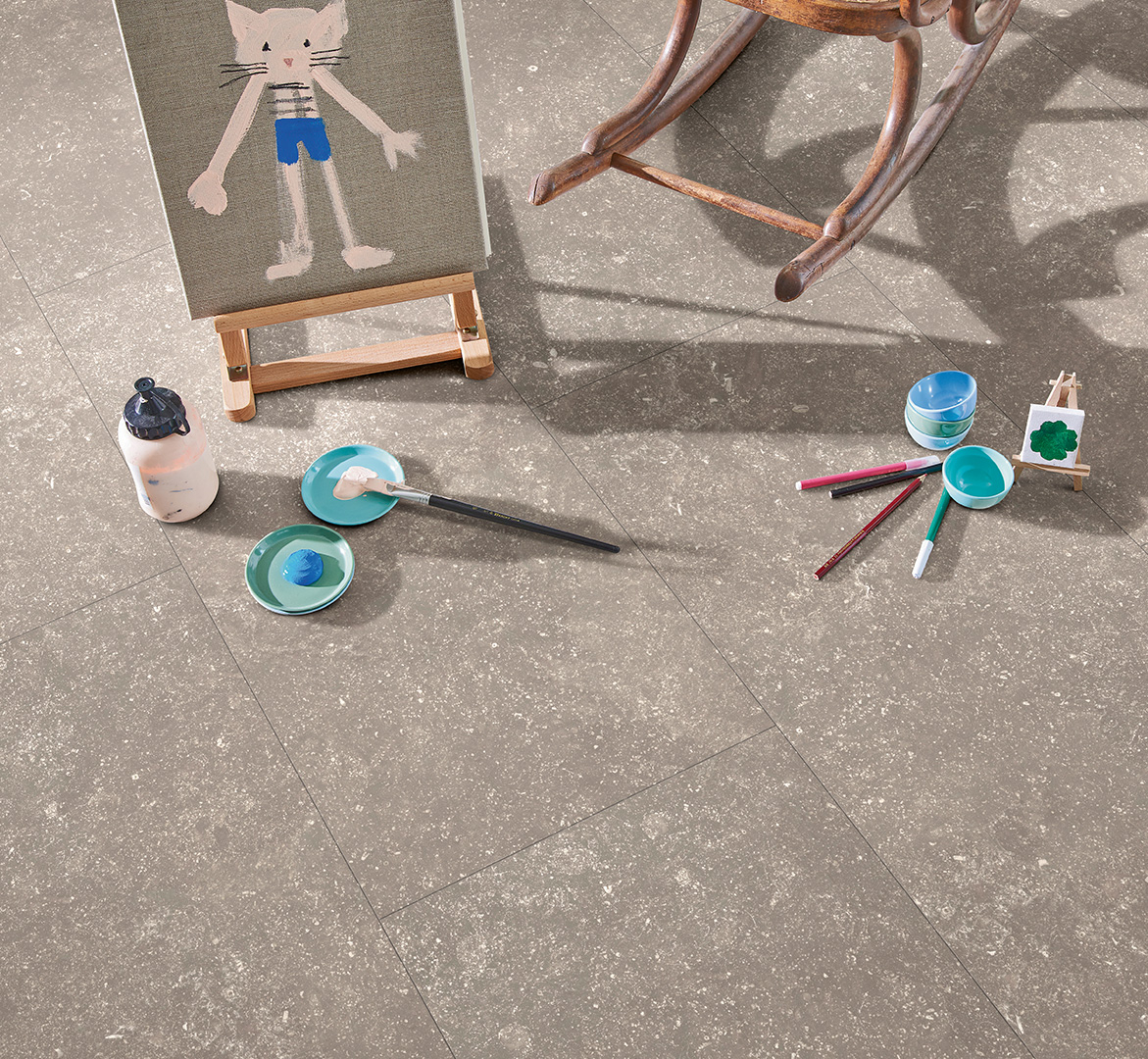 PARADOR Designboden Granit felsengrau Steinstruktur 4-seitige Fase | Basic | 14 m²-4014809265894 PARADOR Designboden Granit felsengrau Steinstruktur 4-seitige Fase | Basic | 14 m²-4014809265894