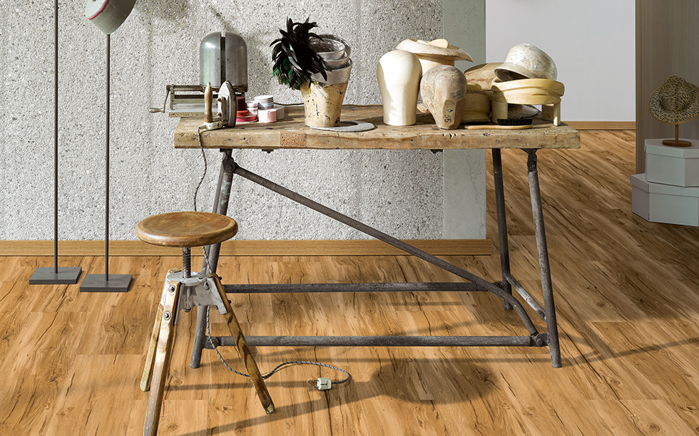 PARADOR Vinylboden Eiche Memory natur Holzstruktur Schloßdiele 4-seitige Fase | Basic 30-4014809191704