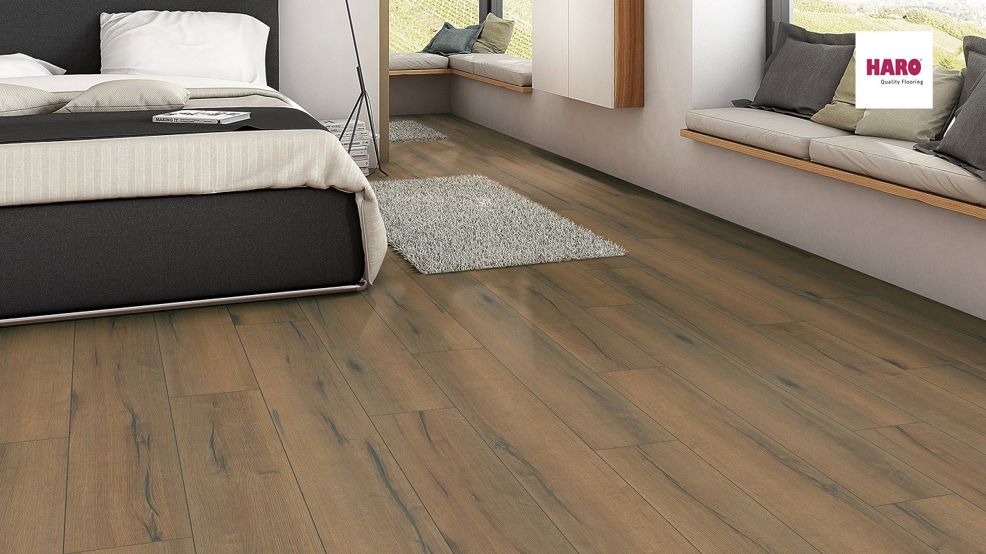 HARO Korkboden Arteo XL Eiche italica geräuchert Permadur | Corkett | 2. Wahl | 17 m²-4018427427207
