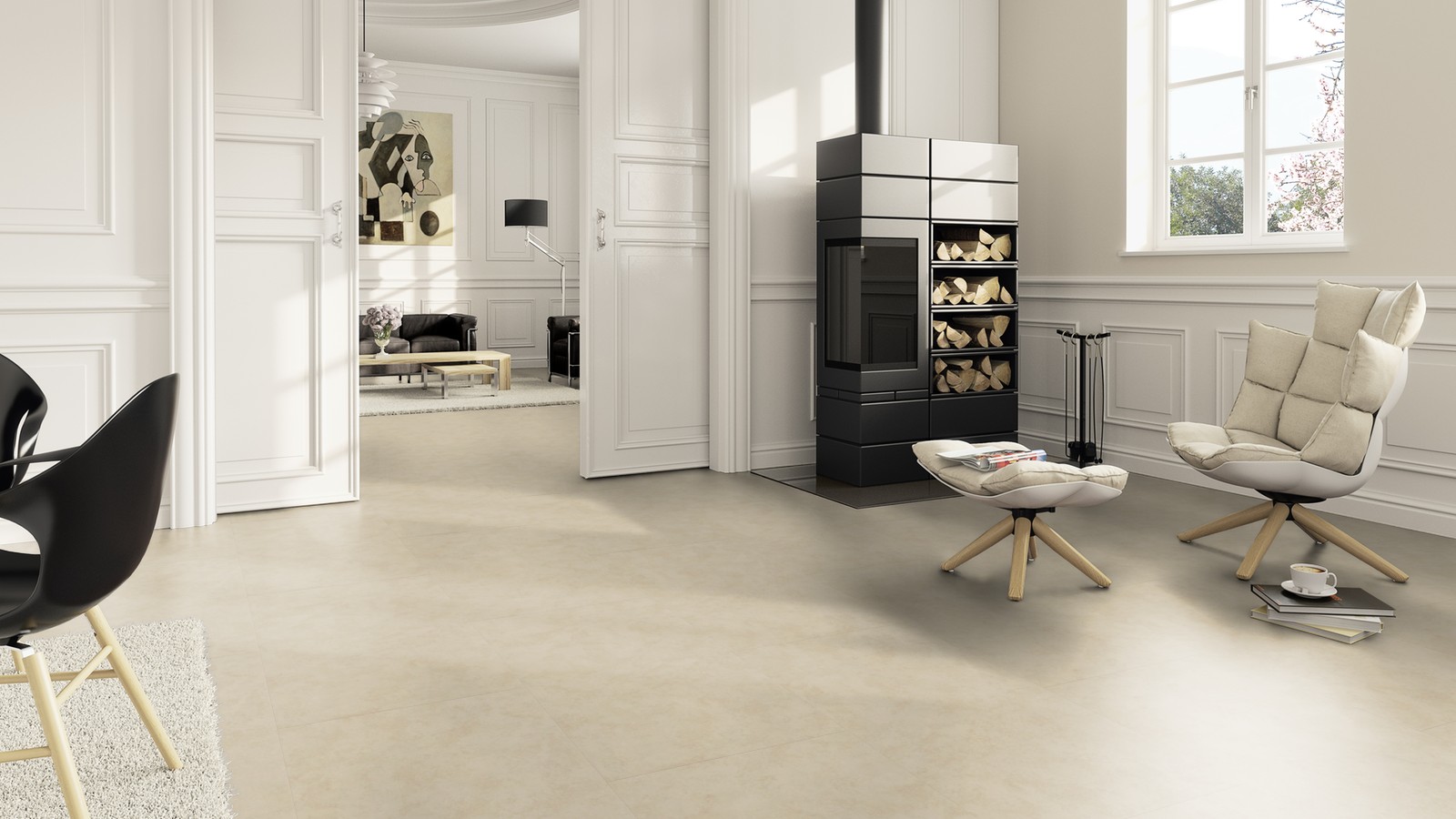 TER HÜRNE Design-Vinylboden Stein Marrakesch beige J04 | Stone Choice Perform | 28 m²-4012853137792