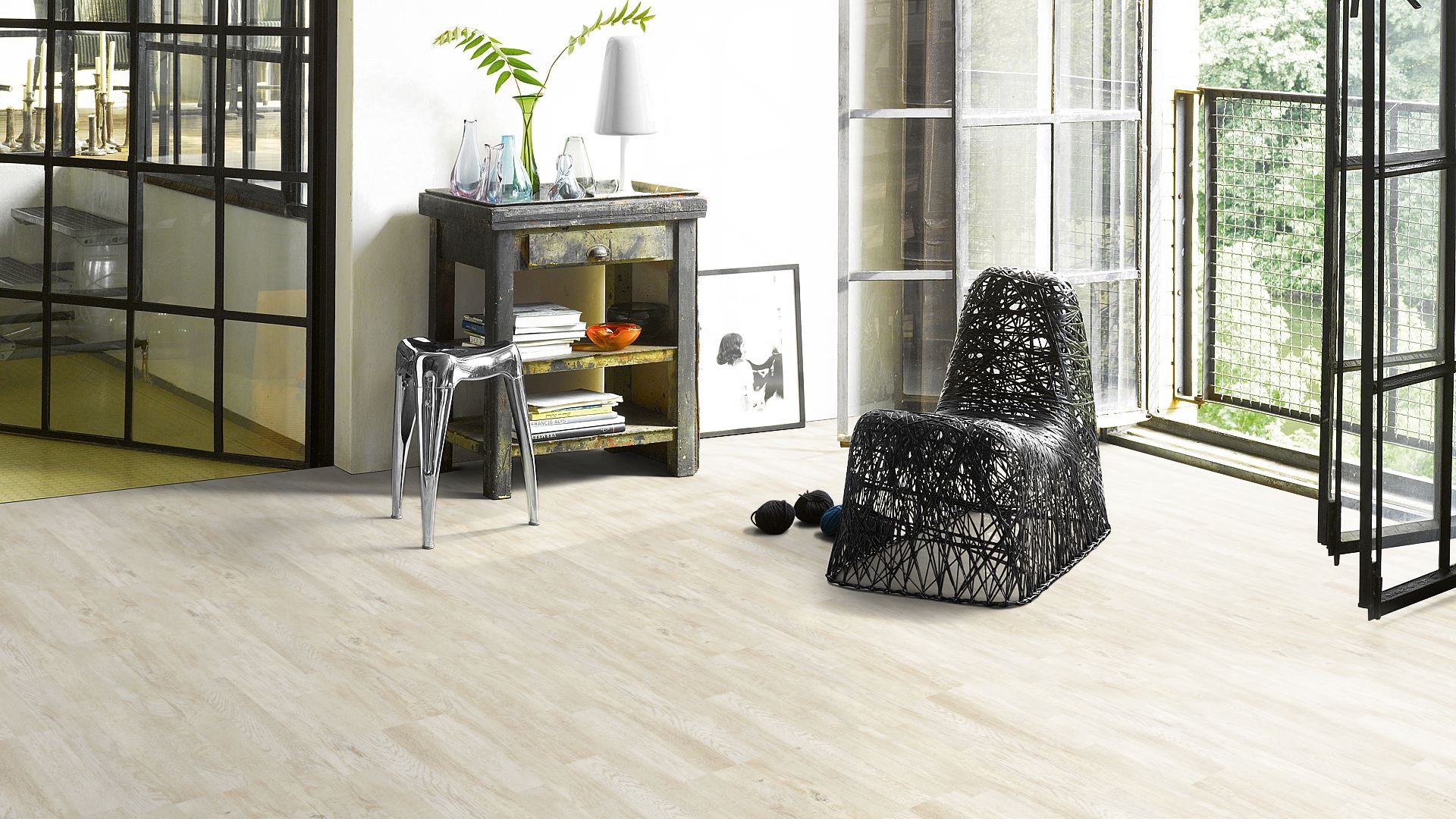 PARADOR Laminat Eiche Patina weiß Schiffsboden 3-Stab | Basic 200 | 27 m²-4014809139812 guenstig bei bodenverkauf.de kaufen PARADOR Laminat Eiche Patina weiß Schiffsboden 3-Stab | Basic 200 | 27 m²-4014809139812