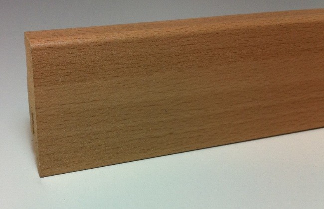 Bauhaus Sockelleiste SL 60 Buche 18 x 60 x 2600 mm-