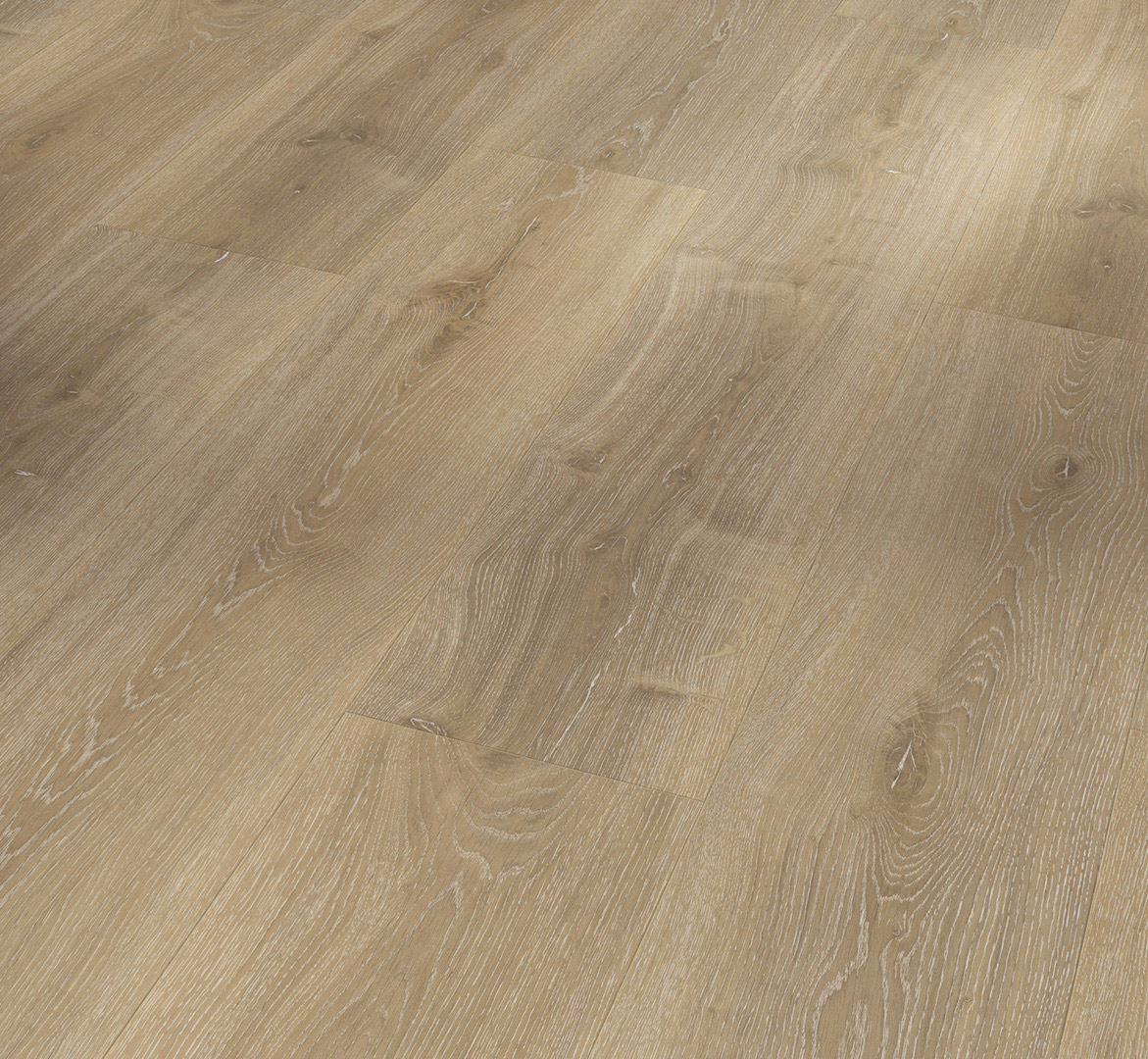 PARADOR Vinylboden Eiche Royal hell gekälkt Landhausdiele 4-seitige Fase | Classic 2070 | 2. Wahl-4014809237495