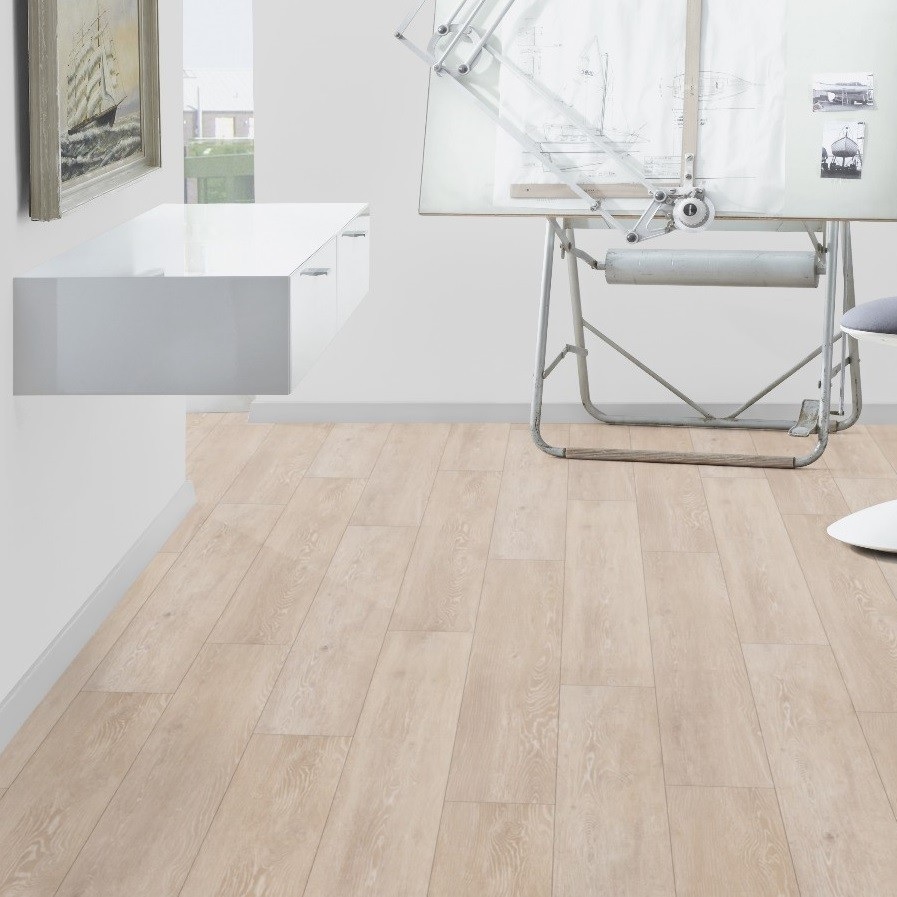 TER HÜRNE Vinylboden Eiche Riga weiß Landhausdiele A01 | Pure Choice | 10 m²-4012853110795