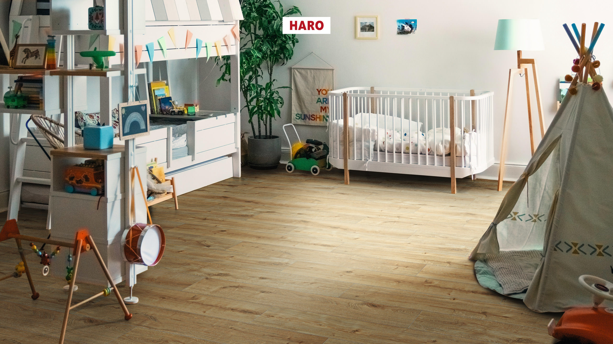 HARO Laminat Eiche Siena puro strukturiert matt Landhausdiele | Sonderedition NKL31 | 11 m²-4018427438944