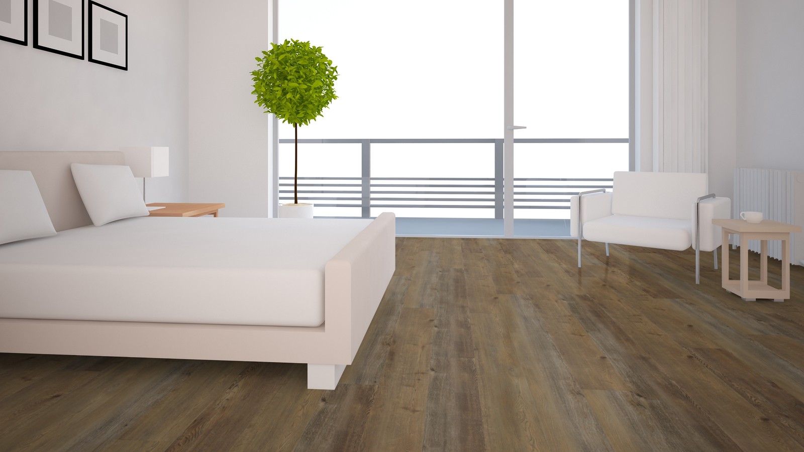TER HÜRNE Design-Vinylboden Eiche Cambridge dunkelbraun I03 | Straight Choice Compact | 15 m²-4012853128585