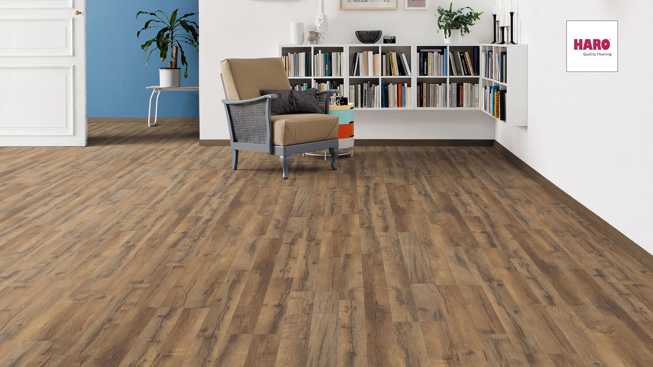 HARO Laminat Eiche Jubile stukturiert matt 2-Stab | Tritty 100 | 15 m²-4018427390549 guenstig bei bodenverkauf.de kaufen HARO Laminat Eiche Jubile stukturiert matt 2-Stab | Tritty 100 | 15 m²-4018427390549