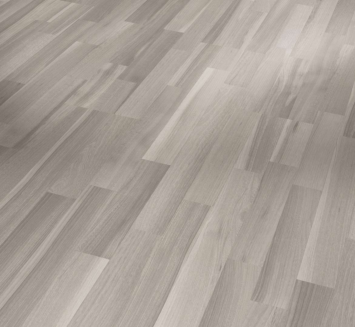 PARADOR Laminat Akazie grau Schiffsboden 3-Stab Seidenmatte Struktur | Basic 200 | 17 m²-4014809139829