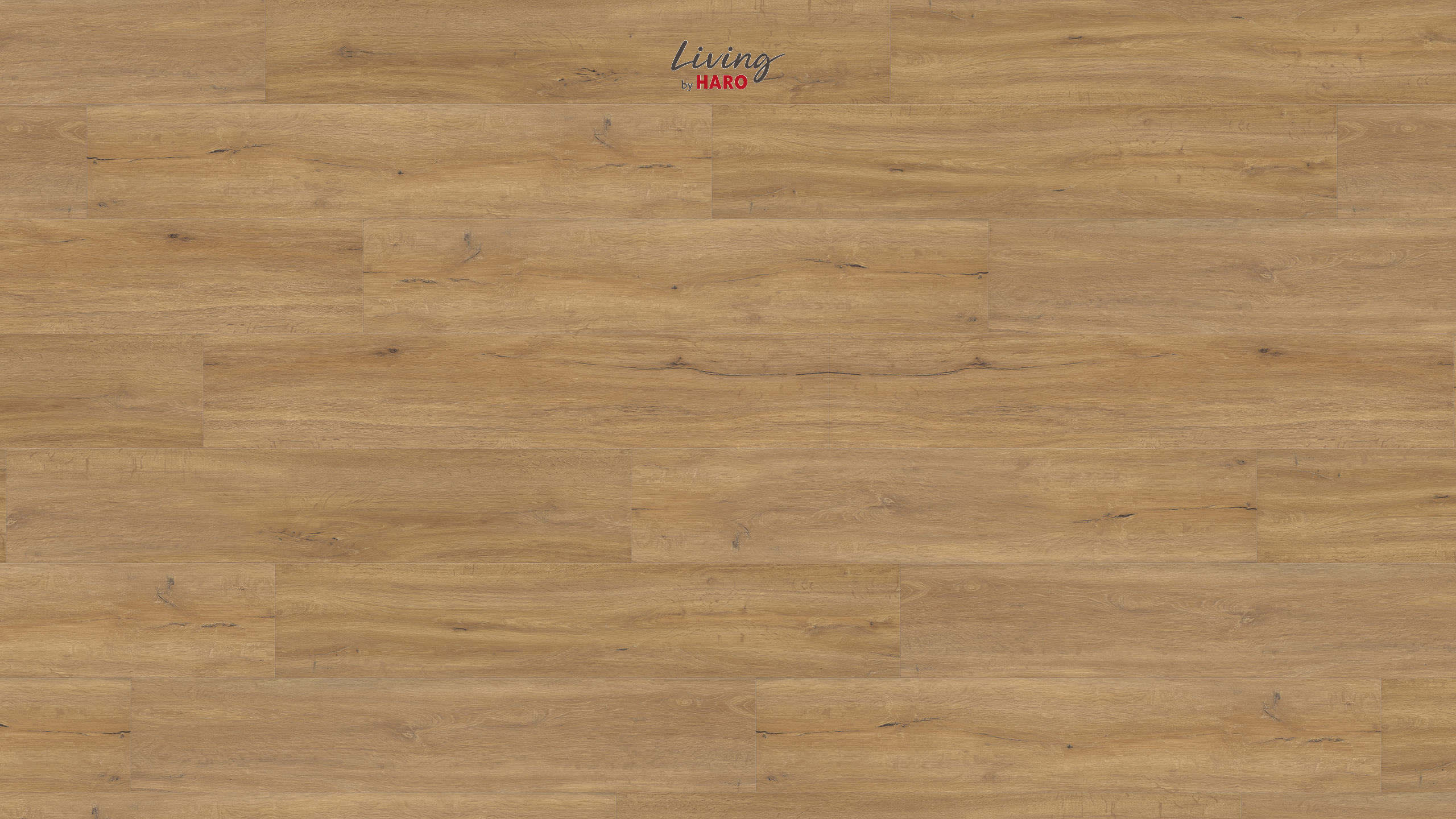 HARO Living Designboden Eiche Trient natur strukturiert Landhausdiele 4VM | HydroStar-4018427419172