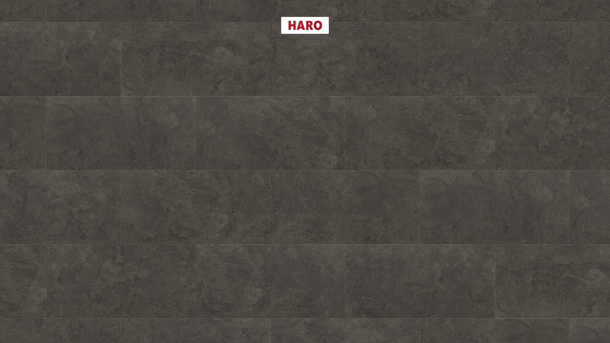 HARO Designboden Schiefer anthrazit Steinstruktur | DISANO LifeAqua Piazza 4V | 2. Wahl | 18,5 m²-#
