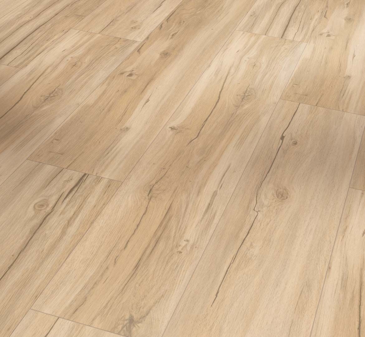 PARADOR Vinylboden Eiche Memory geschliffen Landhausdiele 4-seitige Fase | Basic 5.3 | 21 m²-4014809203322