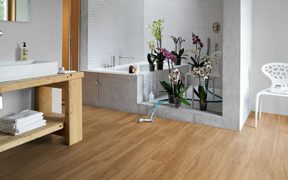 PARADOR Klebe-Vinylboden Eiche Sierra natur geschliffen Landhausdiele | Basic 2.0-4014809192350