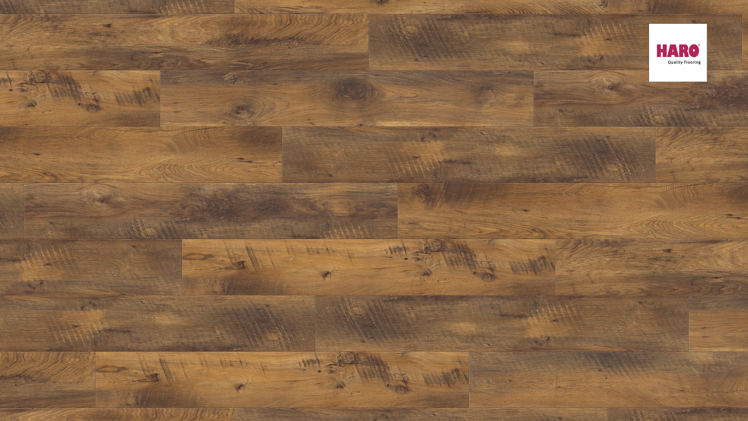 HARO Laminat Eiche Altholz Landhausdiele 4V | Tritty 75 | 2.Wahl | 11 m²-4018427378622