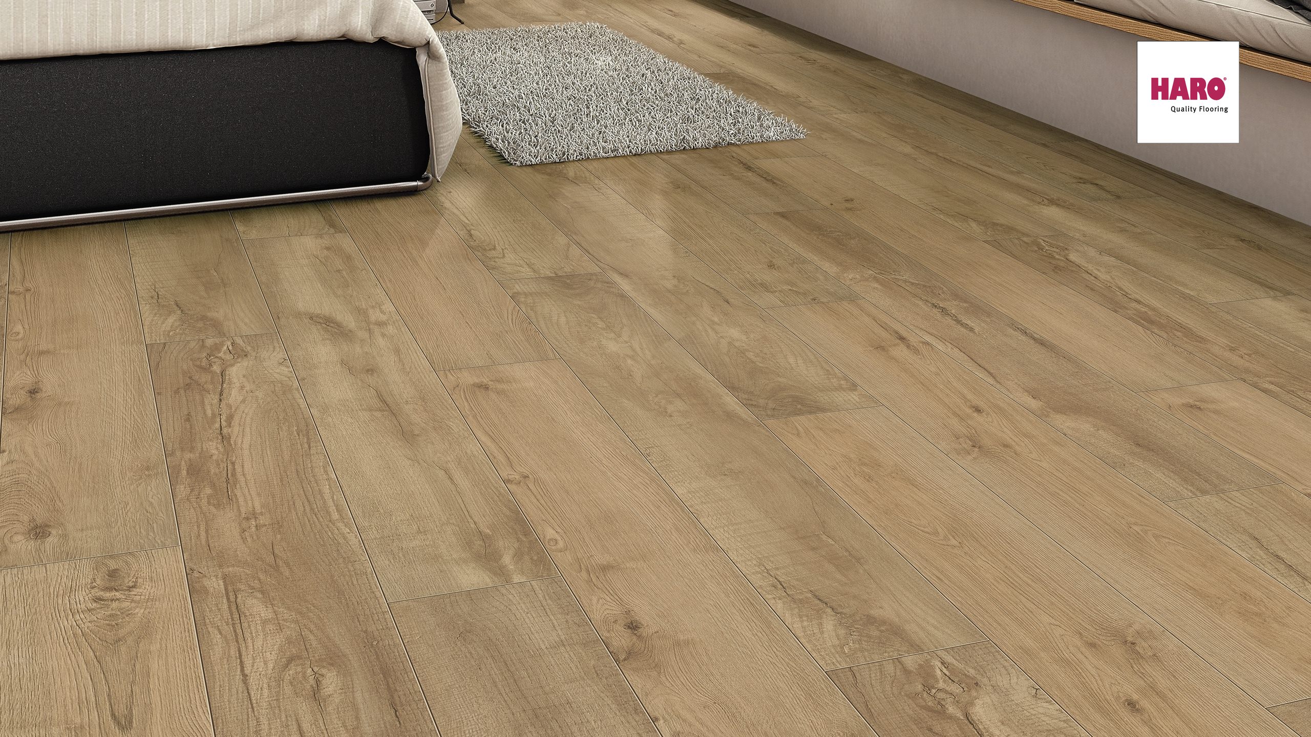 HARO Korkboden Arteo XL 4V Shabby Oak invisible Permadur | Corkett | 2. Wahl | 9 m²-4018427427245