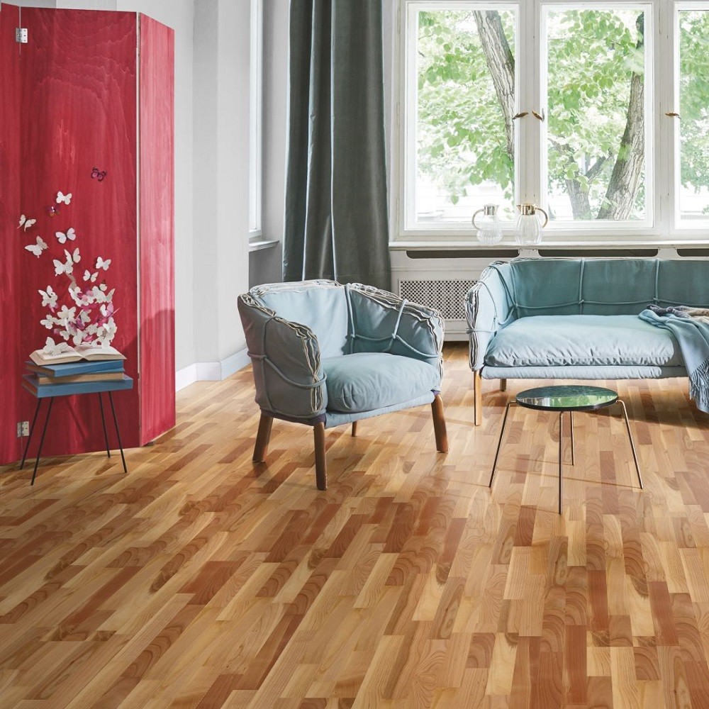 PARADOR Parkett Kirsche europäisch Prag SB 3-Stab Rustikal matt lackiert | Sonderedition | 8 m²-4014809121275