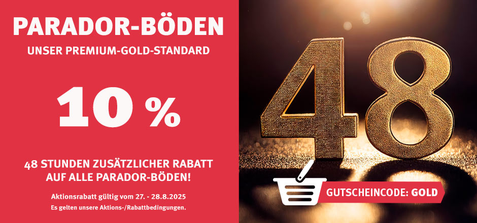 Aktion Parador-Böden mit 10% Rabatt