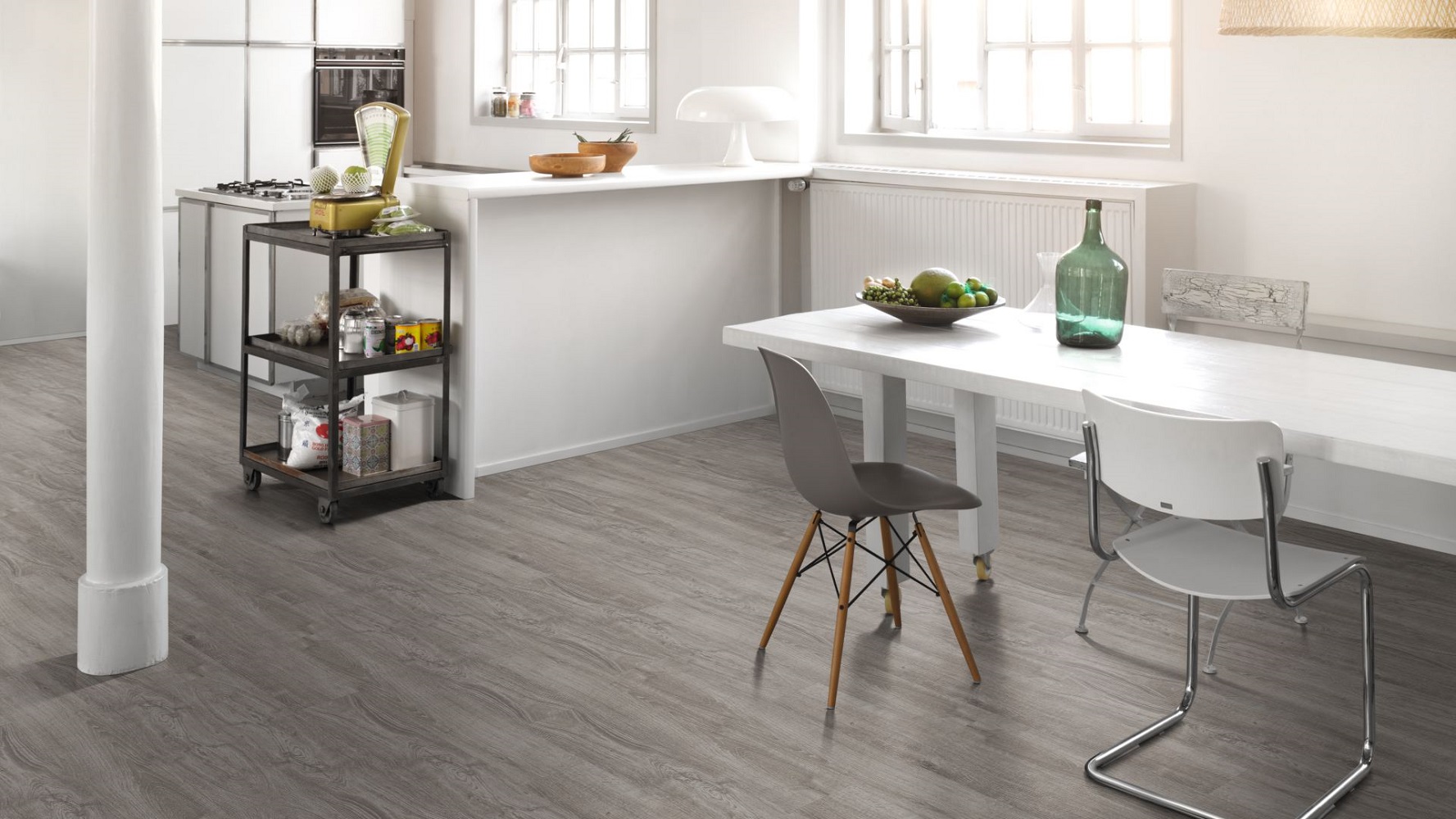 PARADOR Vinylboden Eiche lichtgrau Landhausdiele Holzstruktur | Click In | 20 m²-4014809190561 guenstig bei bodenverkauf.de kaufen PARADOR Vinylboden Eiche lichtgrau Landhausdiele Holzstruktur | Click In | 20 m²-4014809190561