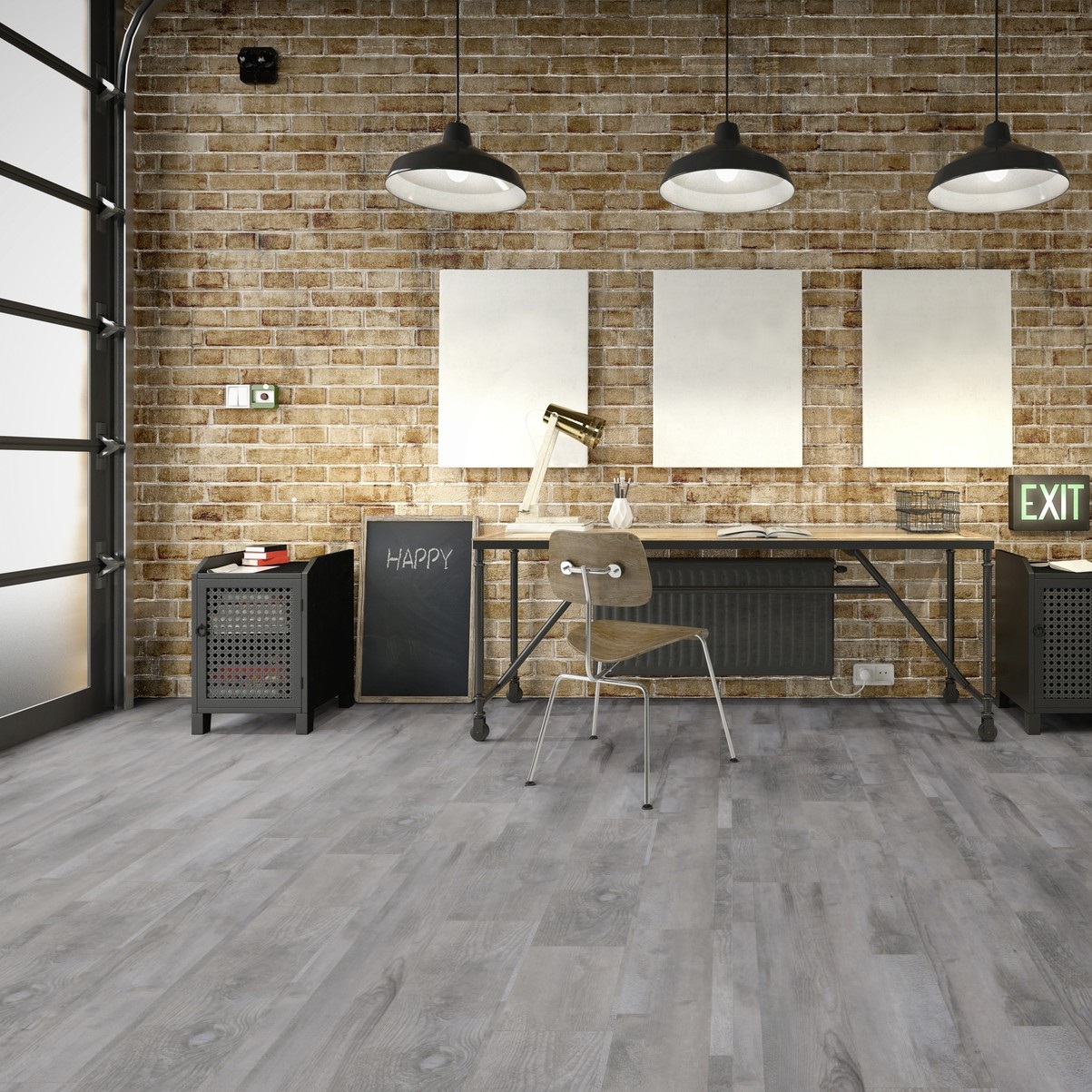 TER HÜRNE Vinylboden Eiche Kyoto anthrazit Mehrstab I08 | Straight Choice | 28 m²-4012853128509