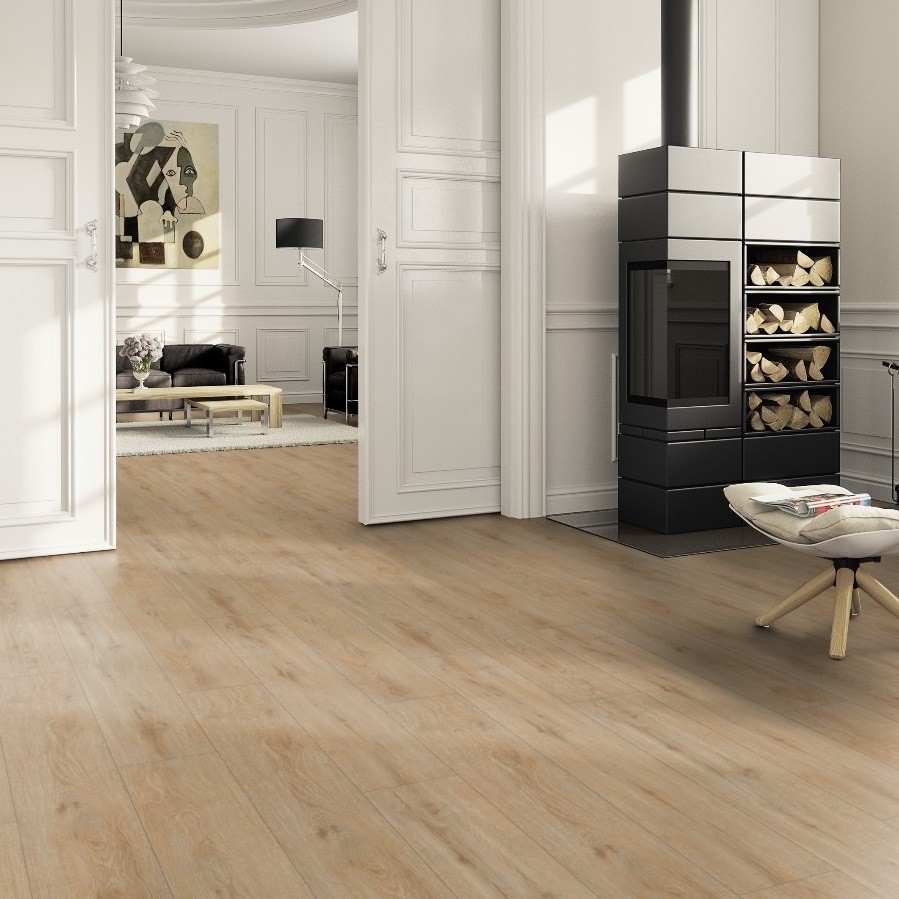 Vinyl Eiche Carmel Oak Struktur Landhausdiele mit V-Fuge | 20 m²-8715359163055 guenstig bei bodenverkauf.de kaufen Vinyl Eiche Carmel Oak Struktur Landhausdiele mit V-Fuge | 20 m²-8715359163055