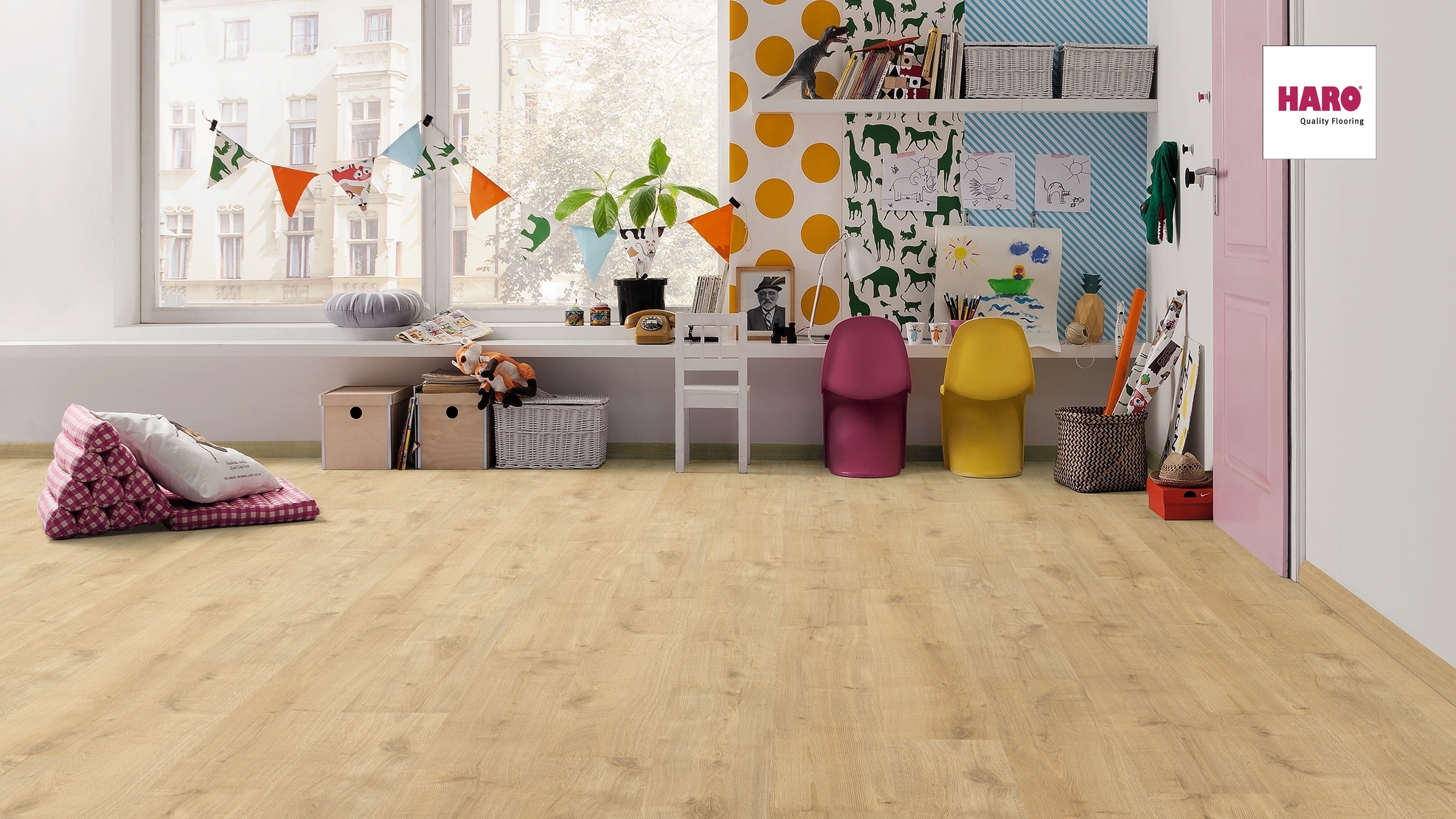 HARO Laminat Eiche Siena puro soft matt Landhausdiele | Sonderedition | 16 m²-4018427438944