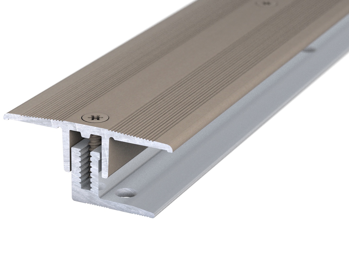 PRINZ Übergangsprofil Aluminium Edelstahl 90 cm-4012406207262 PRINZ Übergangsprofil Aluminium Edelstahl 90 cm-4012406207262