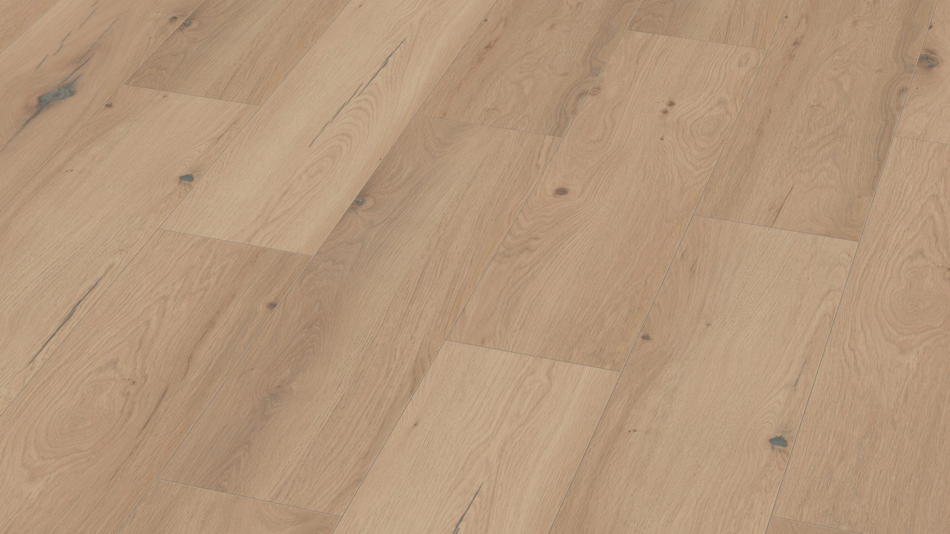 TER HÜRNE Laminat Eiche mandelbeige Schlossdiele 4-seitige V-Fuge G08 | Trend Line | 16 m²-4012853148644