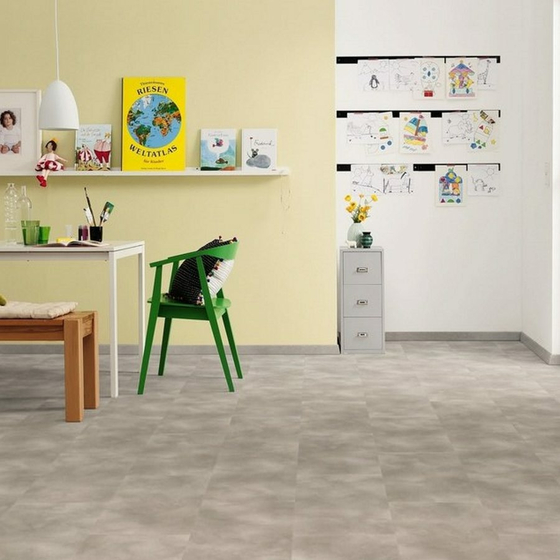 HARO Klebe-Designboden Piazza 4VM Beton hell Steinstruktur | DISANO Project-4018427444396