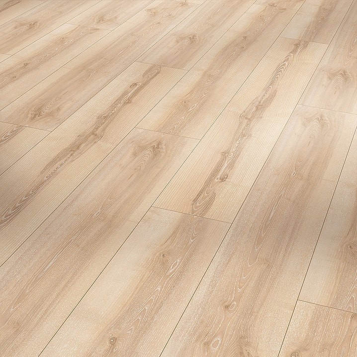 Laminat Esche gekälkt Landhausdiele 4-seitige Mini-V-Fuge | Style Collection-4014809160212
