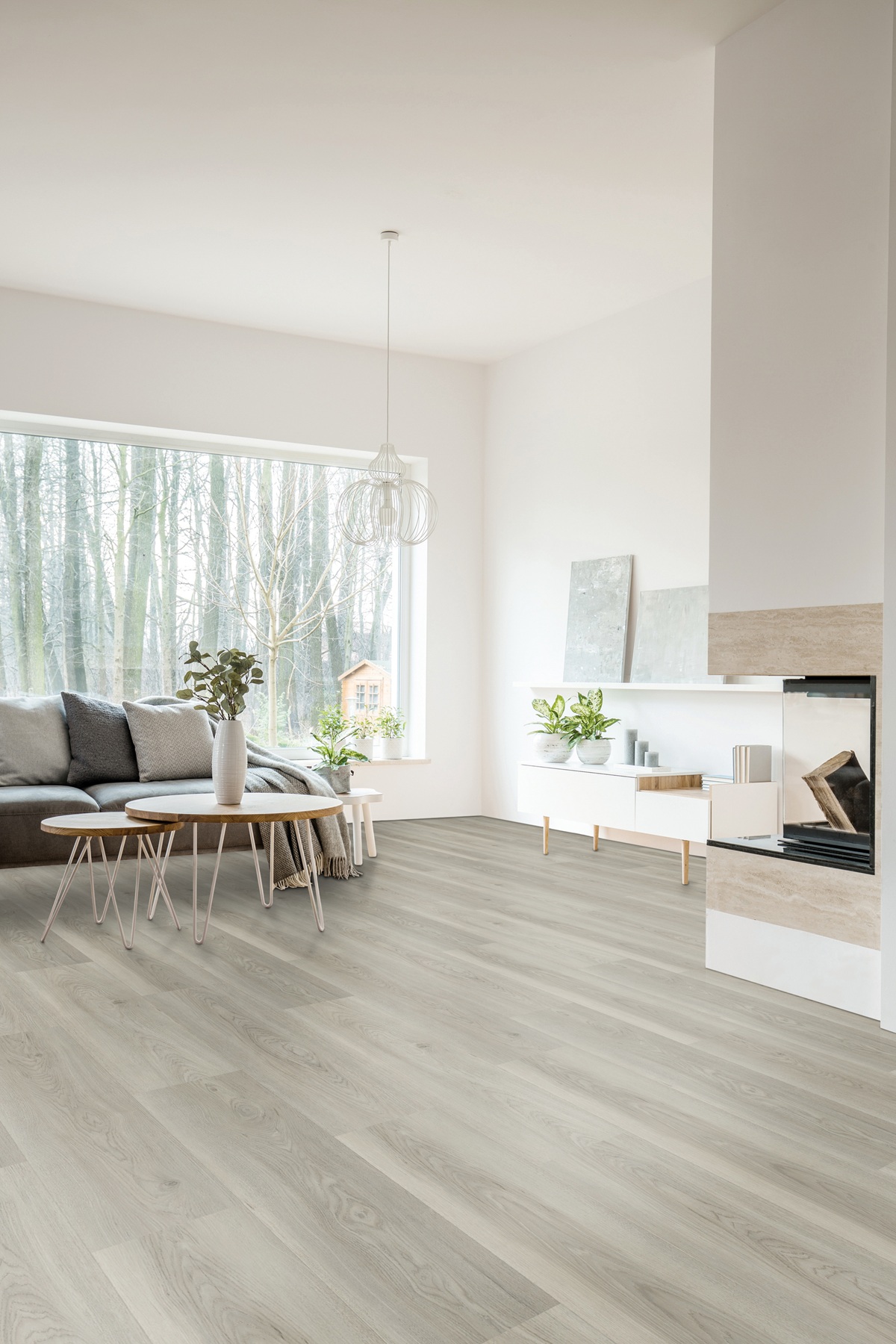 CHECK Vinylboden 4121 Banjul Eiche Landhausdiele 4-seitige Fase | 13 m²-4250055115938
