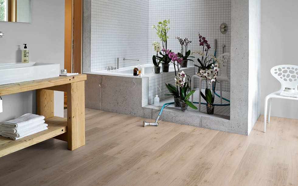 PARADOR Vinylboden Eiche Montana hell Landhausdiele Gebürstete Struktur | Click In | 20 m²-4014809259053