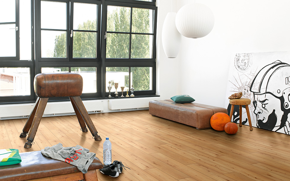 PARADOR Laminat Buche Landhausdiele Holzstruktur  4-seitige V-Fuge | Classic 1050 | 34 m²-4014809153931