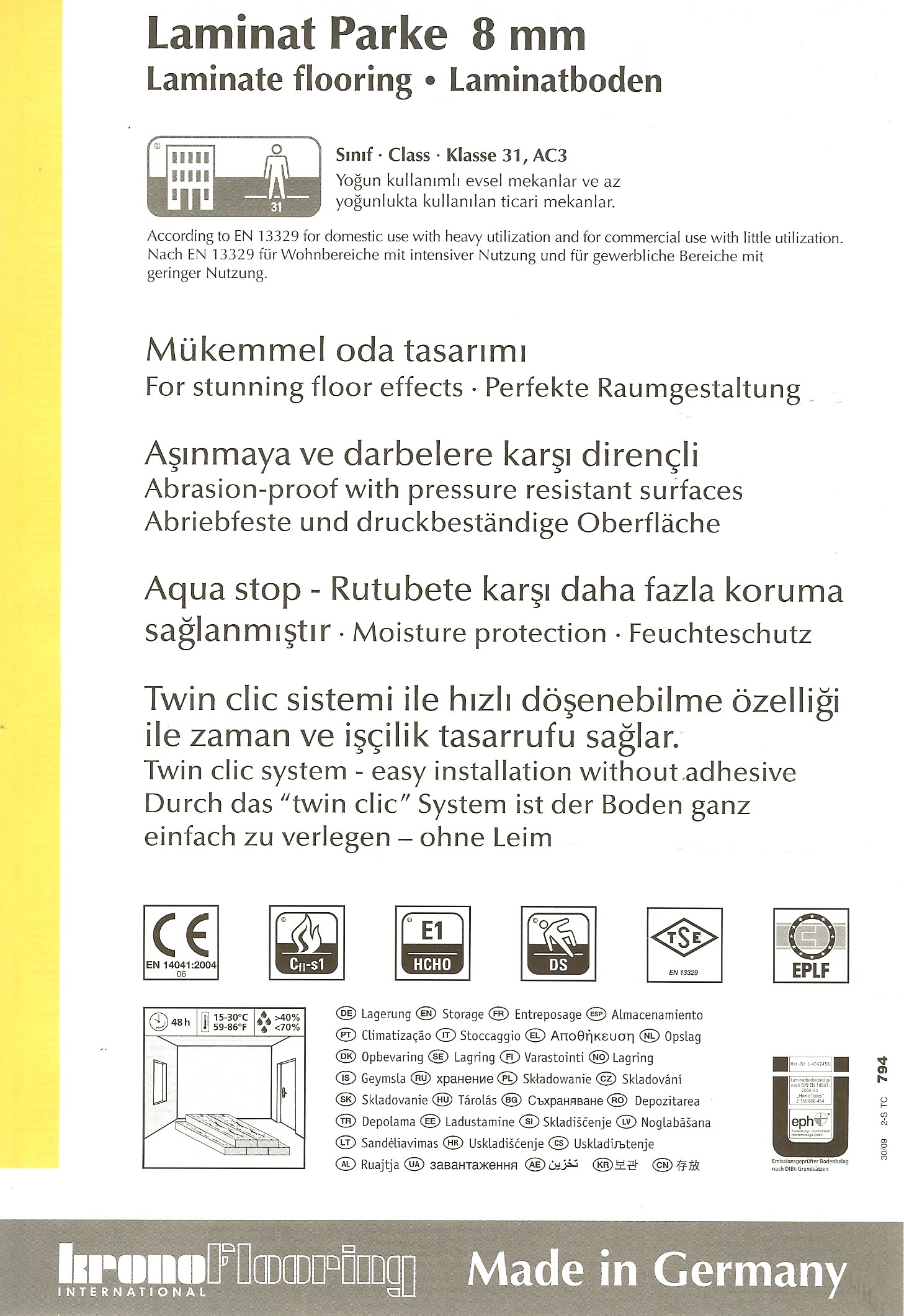 Eiche Castle Landhausdiele Struktur: 38,0 m²- guenstig bei bodenverkauf.de kaufen Eiche Castle Landhausdiele Struktur: 38,0 m²-