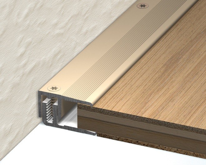 PRINZ Abschlussprofil Aluminium Edelstahl 100 cm-4012406207941