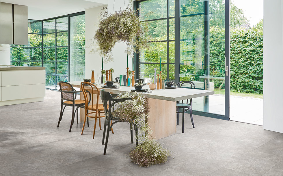 PARADOR Laminat Beton Ornament dunkelgrau Steinstruktur M4V | Trendtime 5 | 31 m²-4014809227274