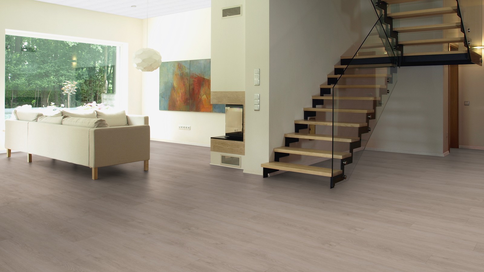 TER HÜRNE Vinylboden Eiche Oslo braun Landhausdiele F07 | Pure Choice Perform | 8 m²-4012853140983