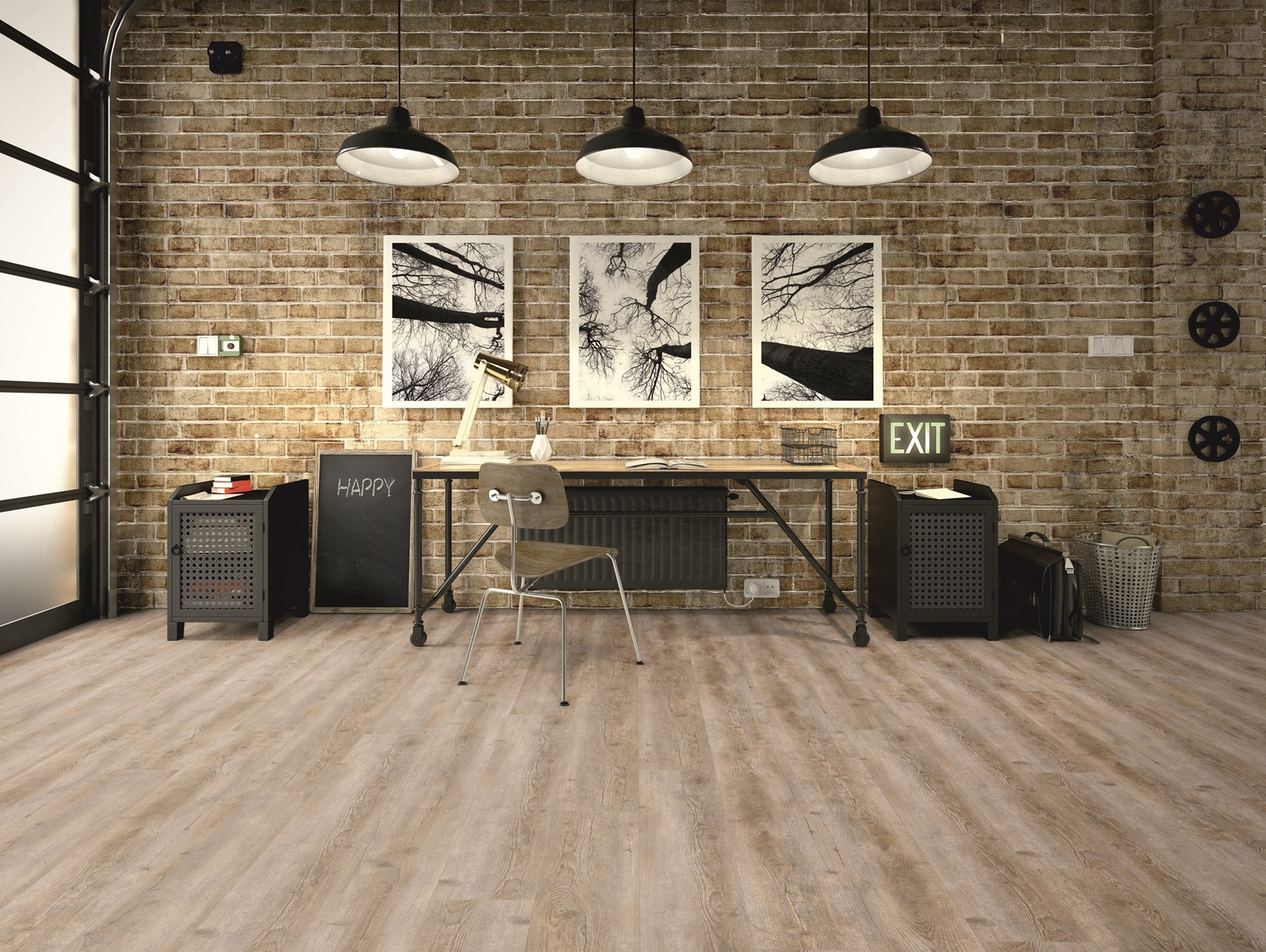 TER HÜRNE Design-Vinylboden Pinie Selma gebürstet Landhausdiele | Friends-4012853152986