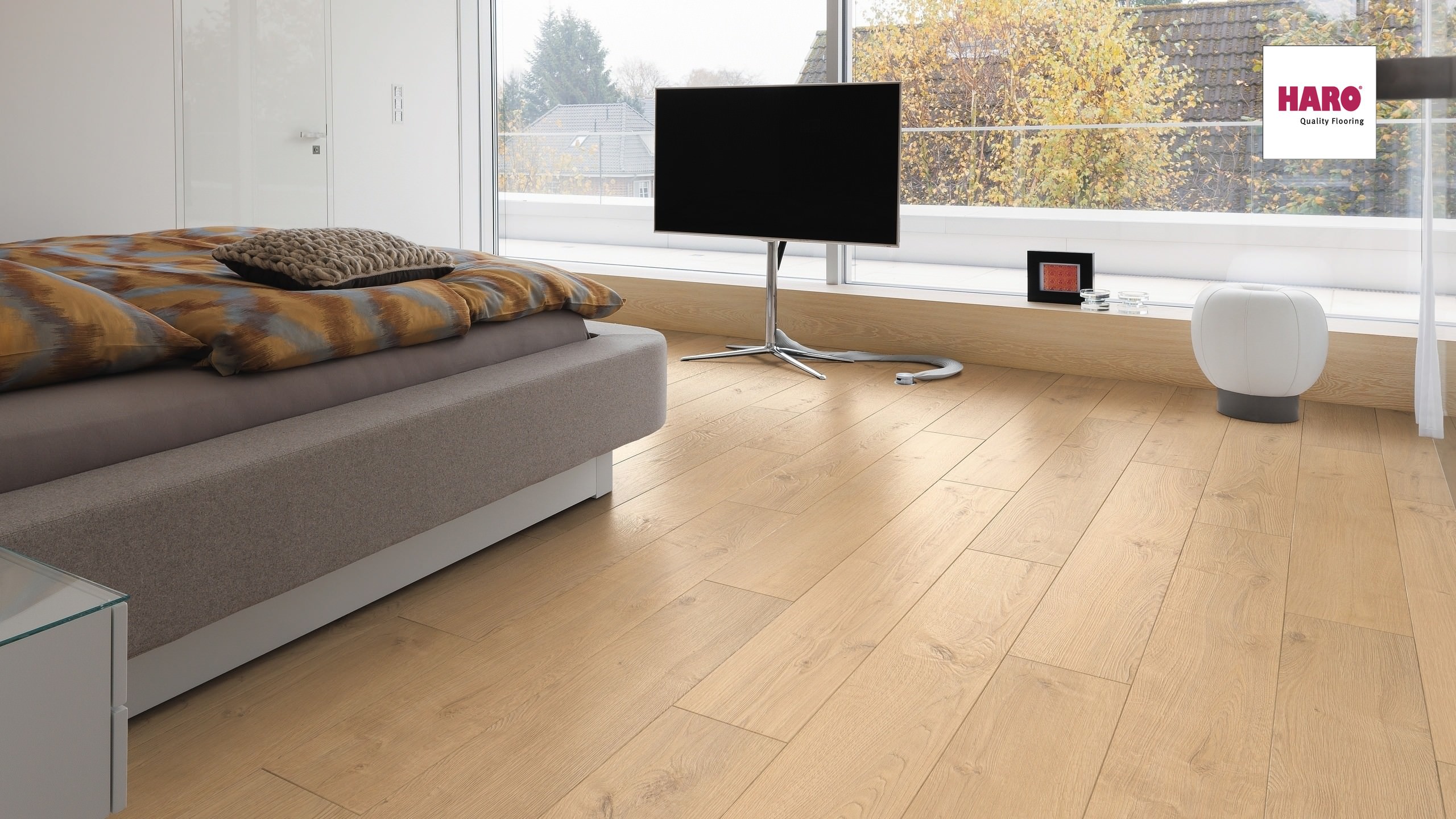 HARO Laminat Eiche Portland puro Landhausdiele | Tritty 100 Gran Via | 2.Wahl | 15,5 m²-4018427446543
