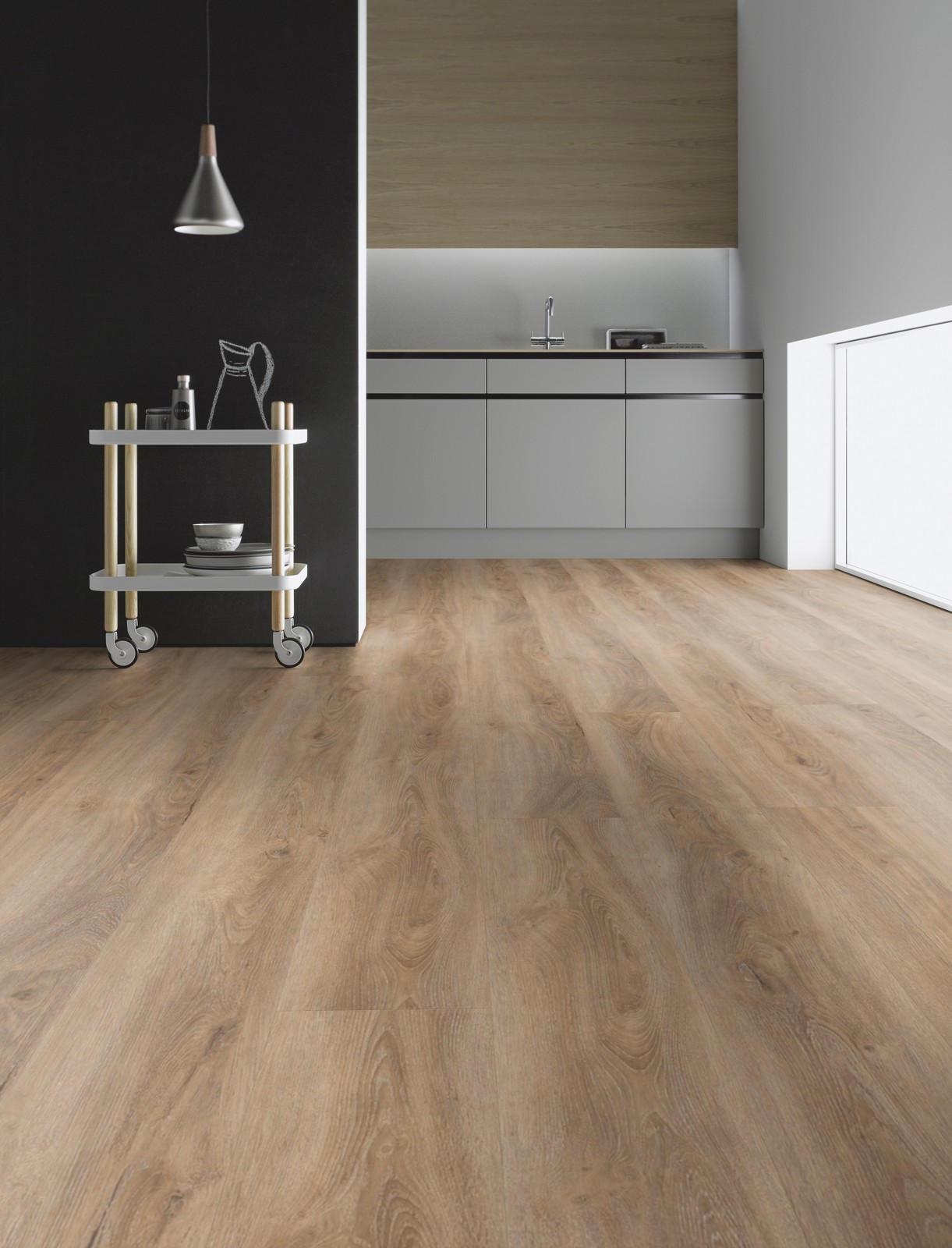 TER HÜRNE Vinylboden Eiche Malaga beigebraun Lange Landhausdiele | Bright Choice Compact | 13 m²-4012853110894