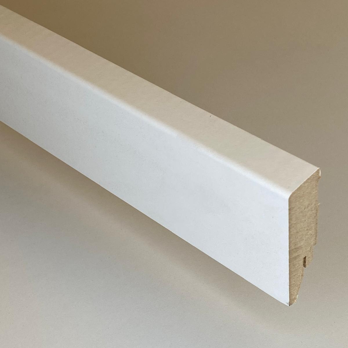 BELLFLOOR Bremer Profil Sockelleiste SL 70 Weiß 18 x 70 x 2380 mm