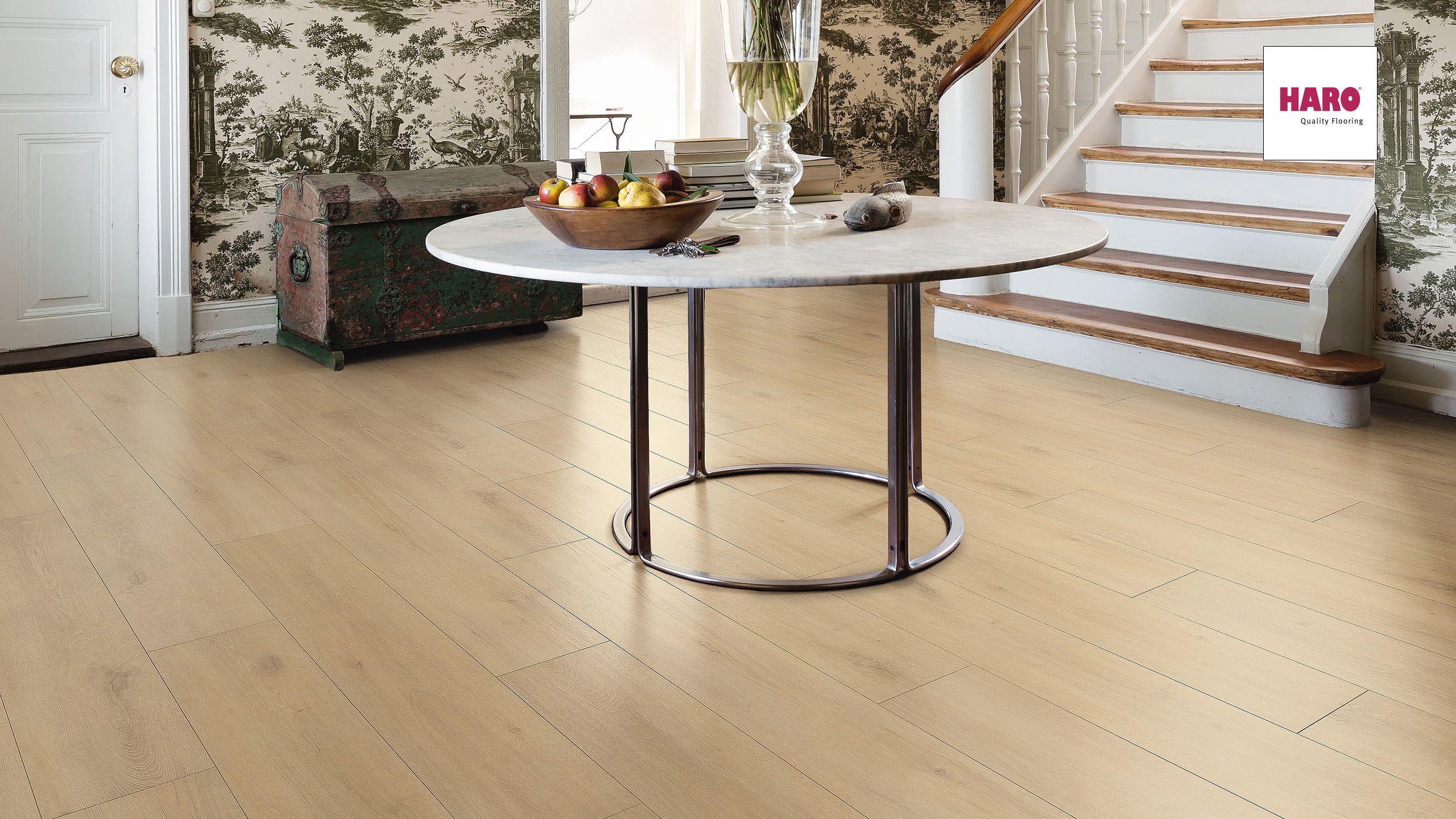 HARO Laminat Eiche Jubile puro authentic matt Landhausdiele 4V | Tritty 100 Campus-4018427390556 guenstig bei bodenverkauf.de kaufen HARO Laminat Eiche Jubile puro authentic matt Landhausdiele 4V | Tritty 100 Campus-4018427390556