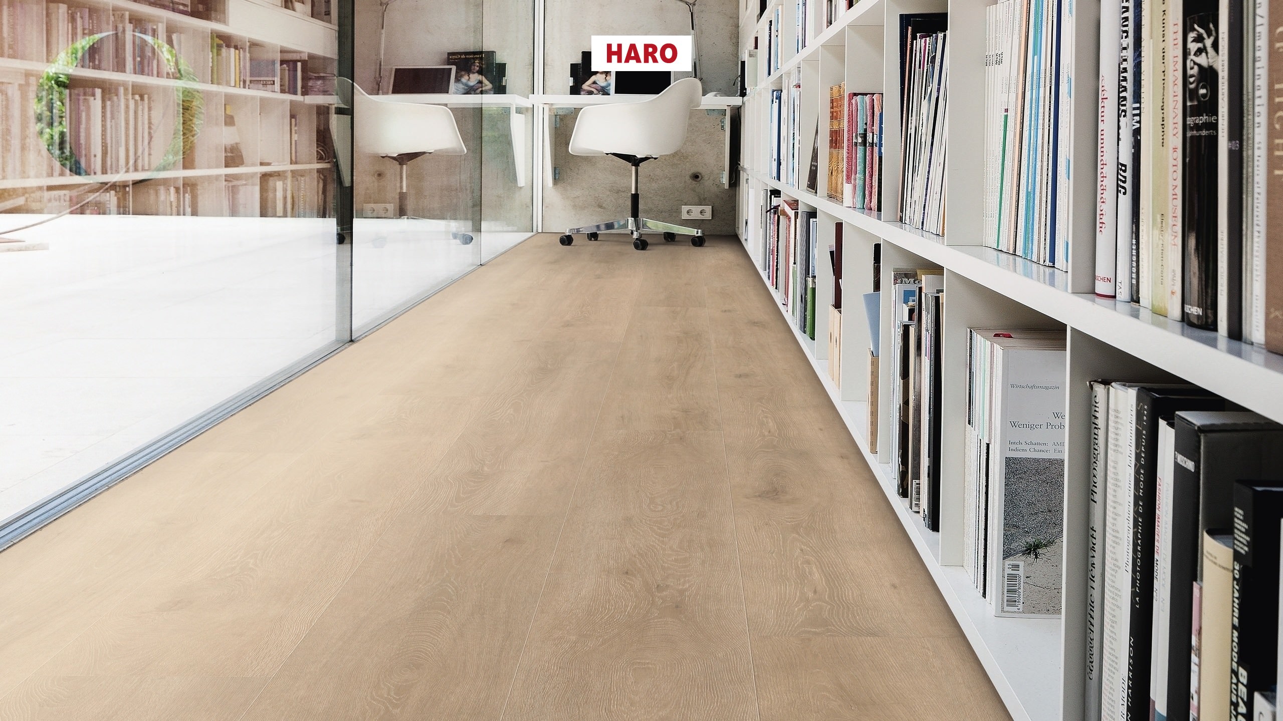 HARO Laminat Eiche Veneto crema Landhausdiele 4V | Tritty 200 Aqua Gran Via | 2.Wahl-4018427476083
