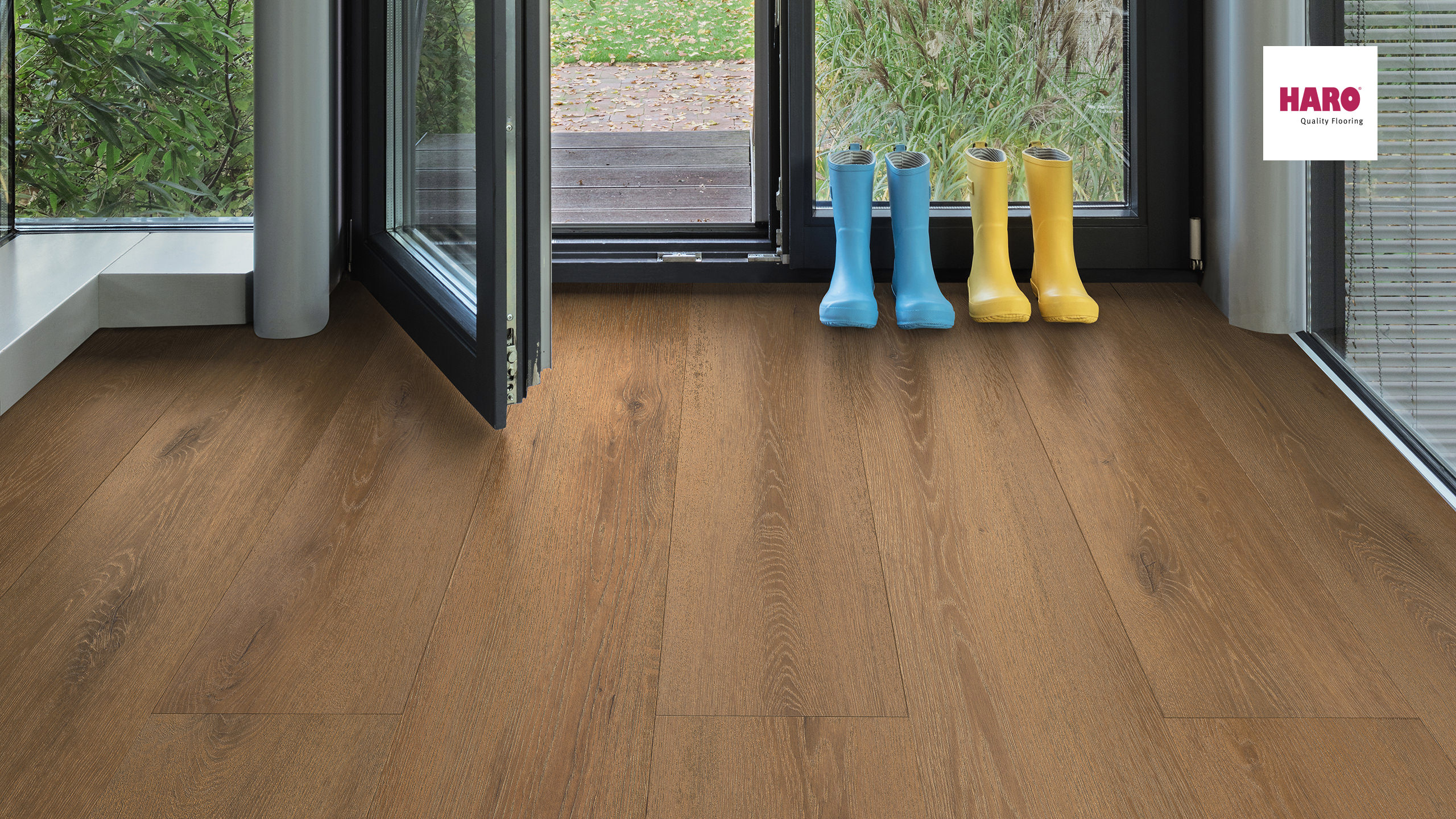 HARO Laminat Eiche Veneto Honig Landhausdiele 4V | Tritty 200 Aqua Gran Via | 2.Wahl-4018427426989 HARO Laminat Eiche Veneto Honig Landhausdiele 4V | Tritty 200 Aqua Gran Via | 2.Wahl-4018427426989